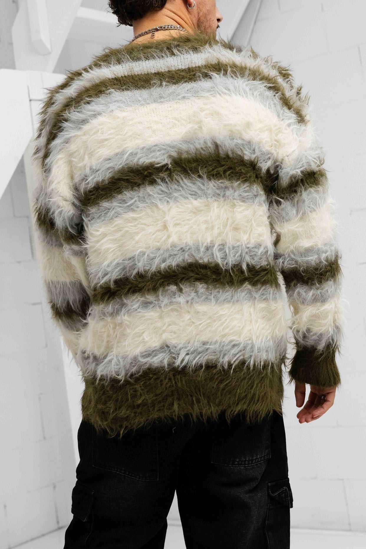 Alvaro Mohair Cardigan - Green
