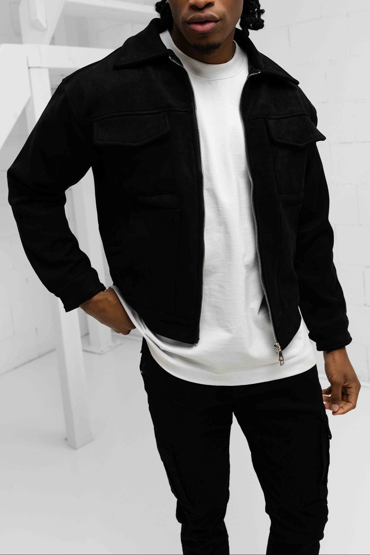 Sovrano Velvet Jacket - Black