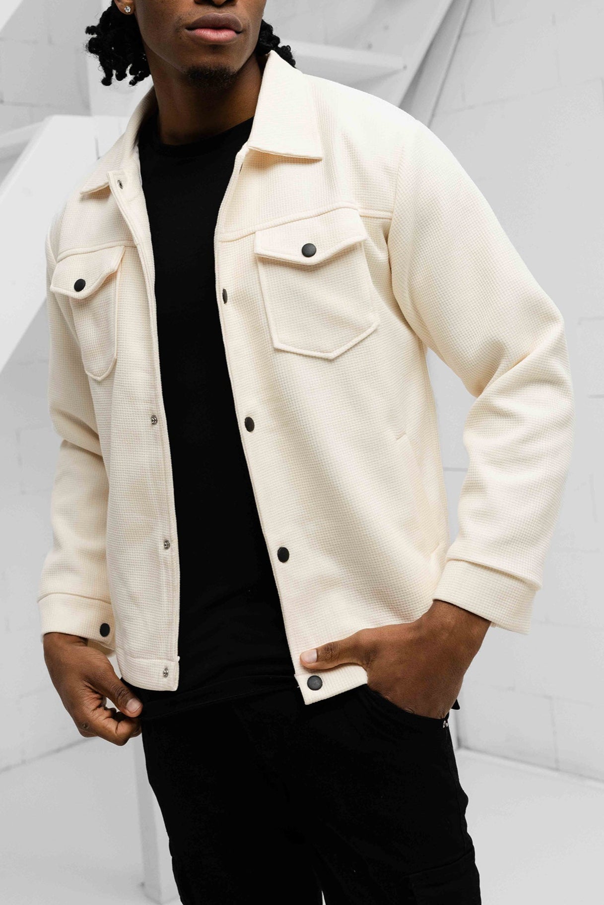 Corduroy Jacket - Beige