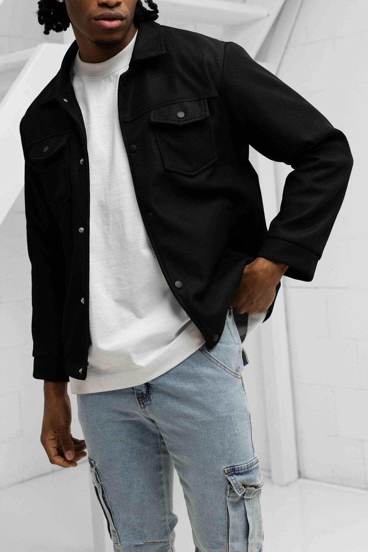 Corduroy Jacket - Black