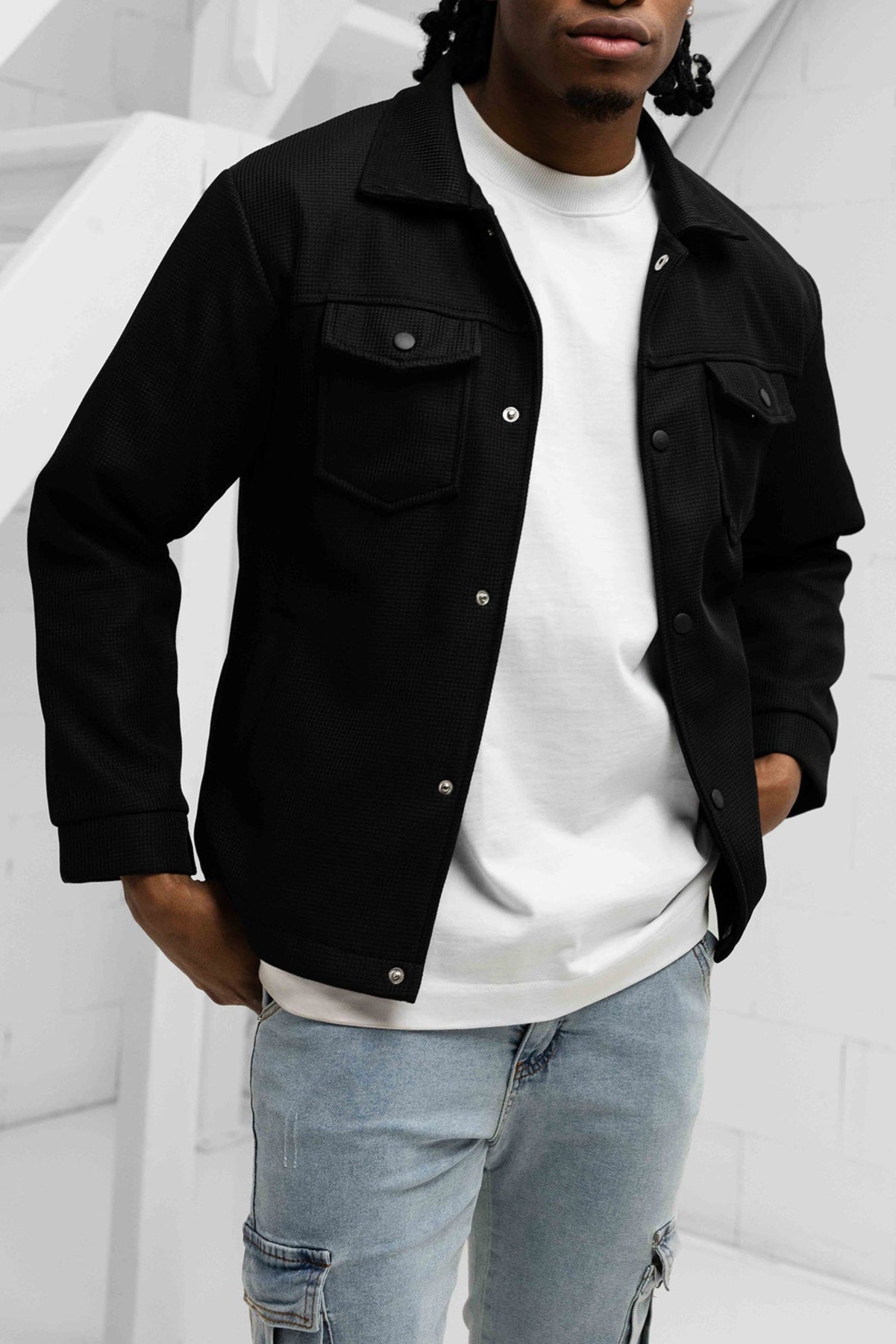 Corduroy Jacket - Black