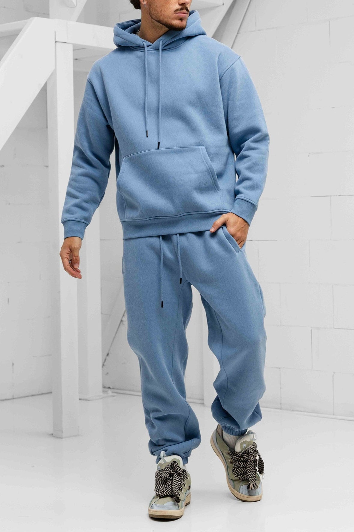 Classix Oversized Sweatpants - Baby Blue