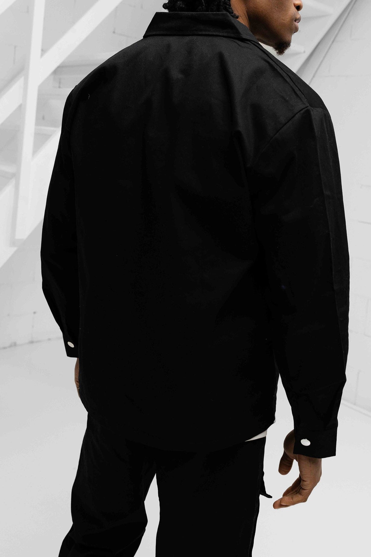 Cargo and Jacket Set - Black