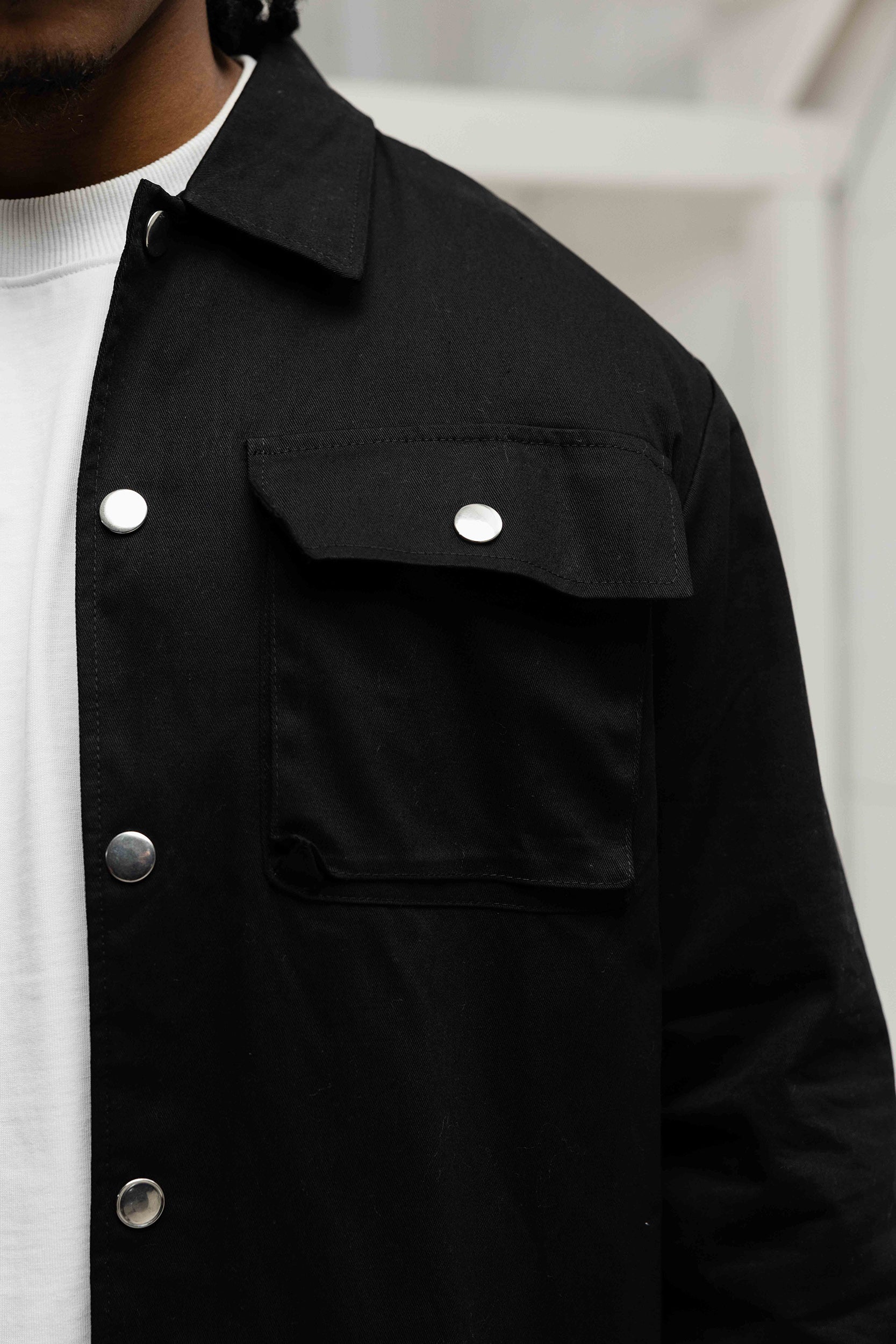 Cargo and Jacket Set - Black