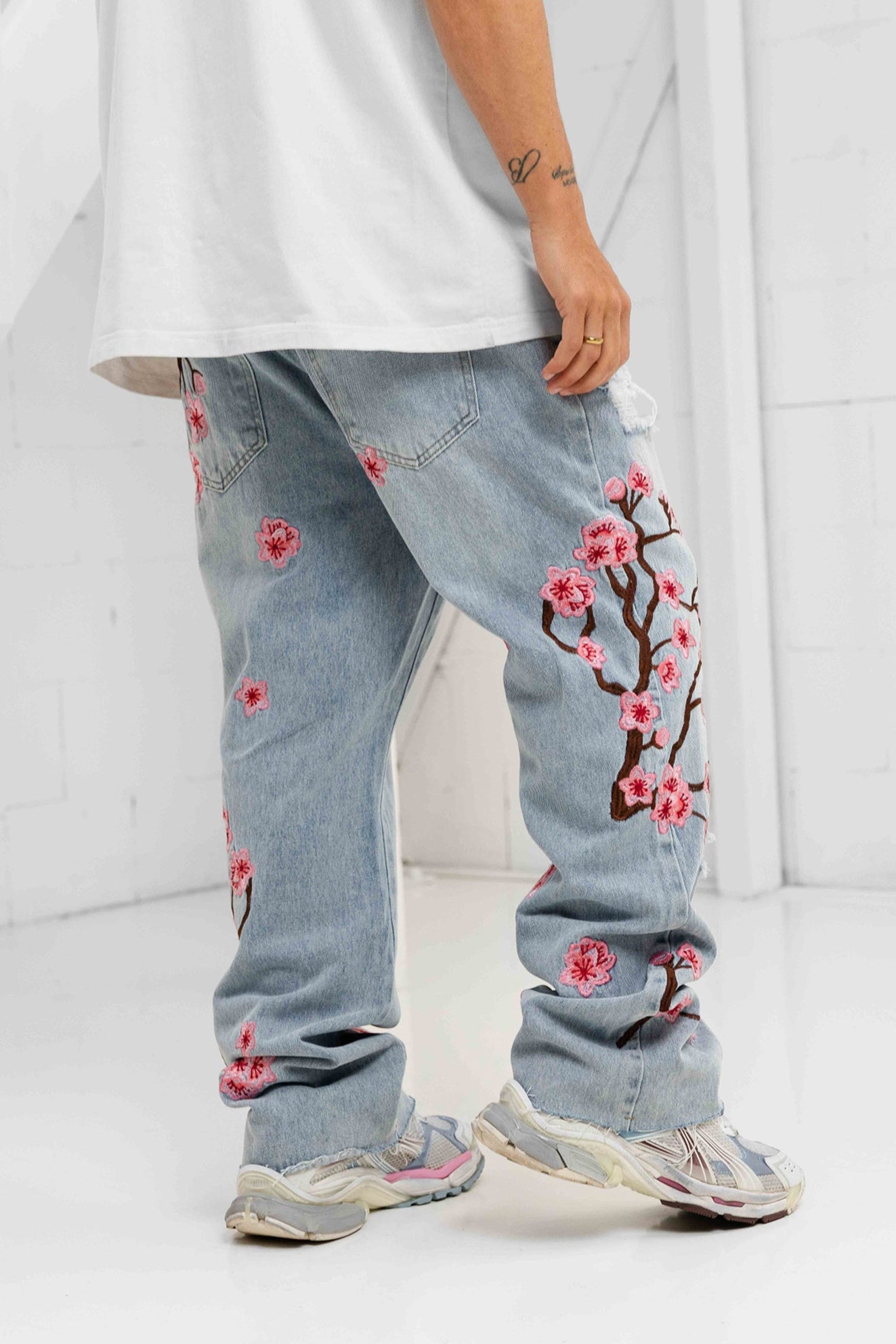 Fiora Distressed Denims - Blue