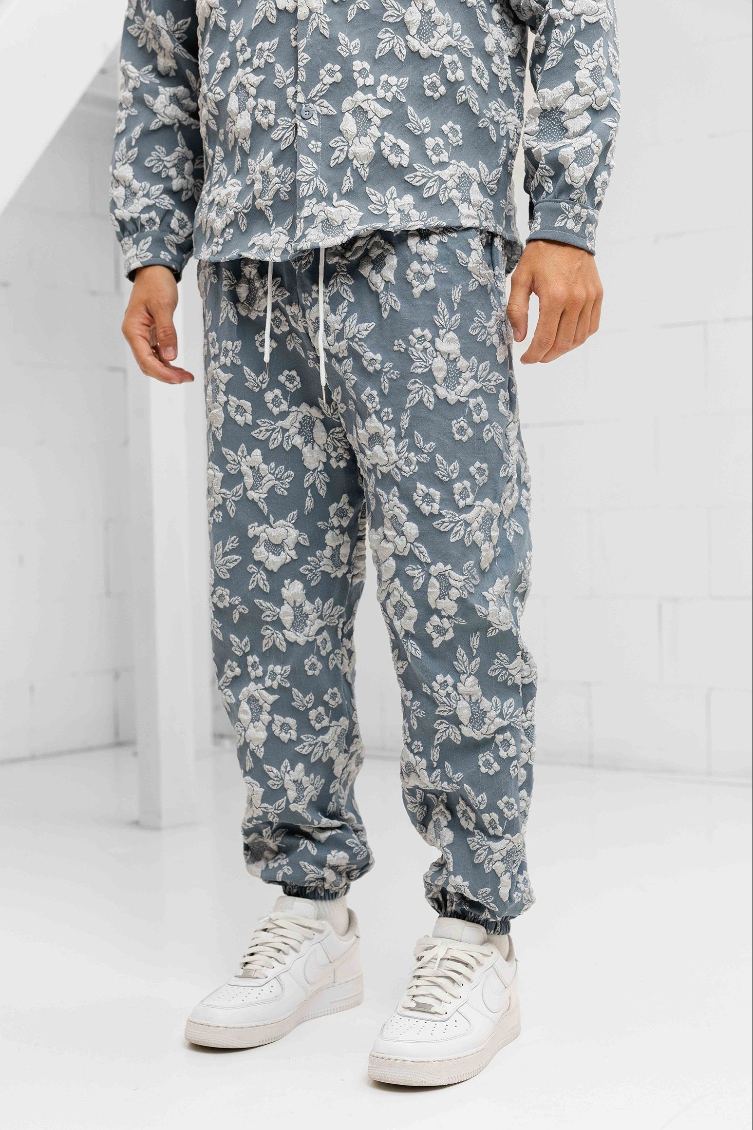 Fiore Jacquard Set - Blue