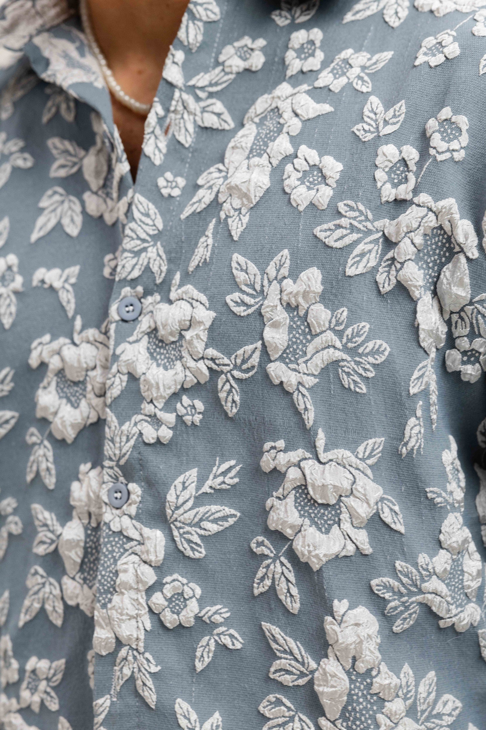Fiore Jacquard Set - Blue