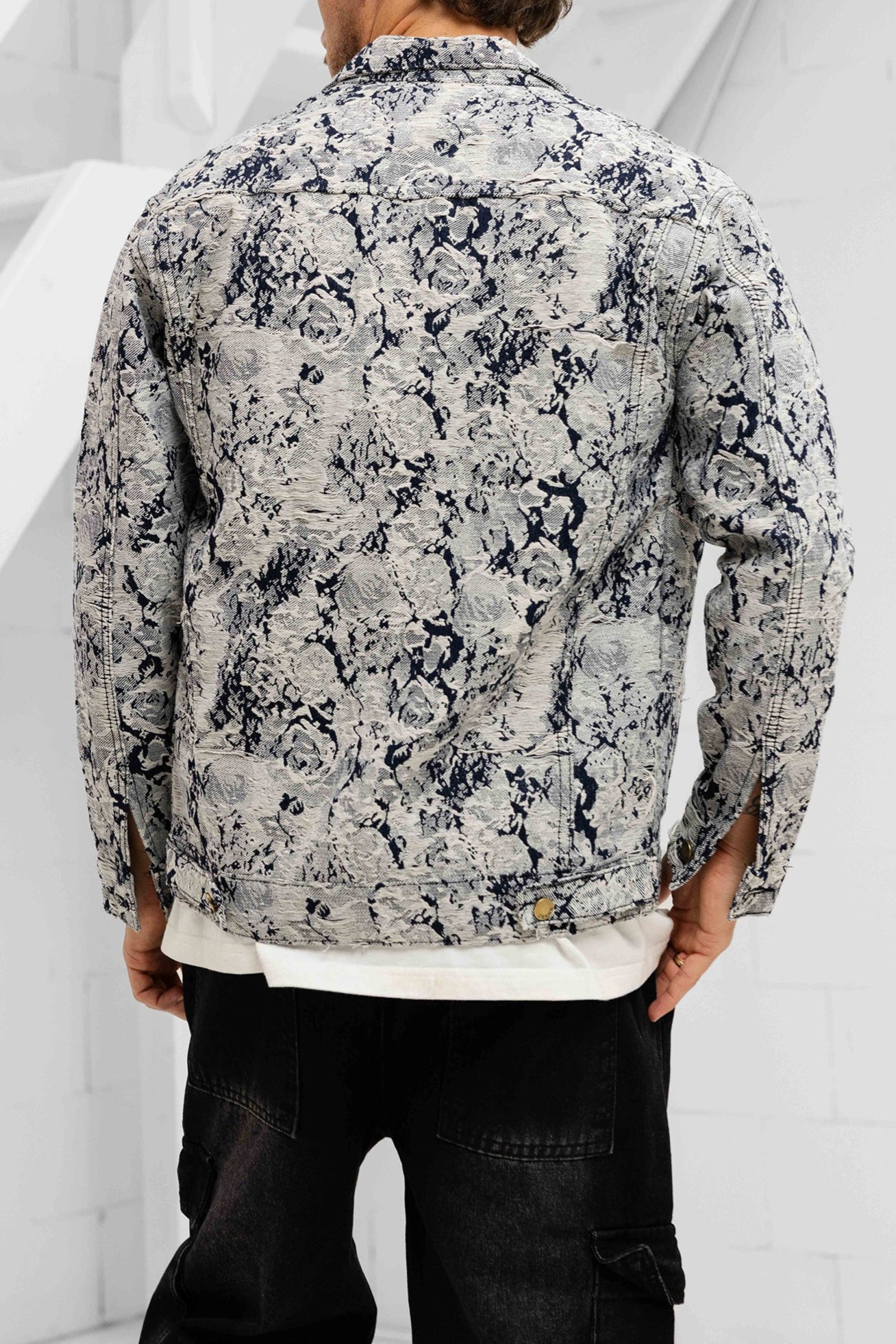 Lunar Bloom Denim Jacket