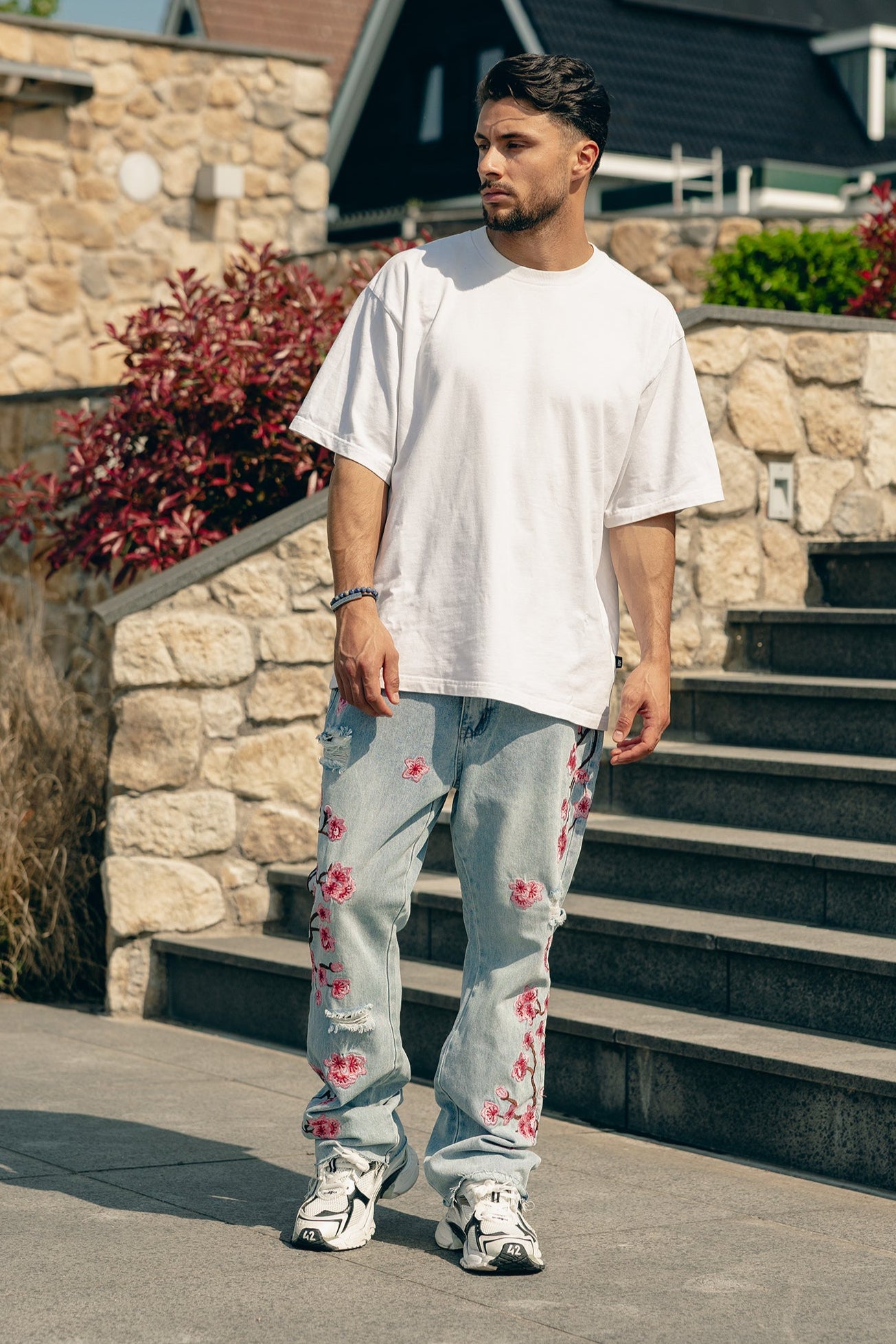 Fiora Distressed Denims - Blue