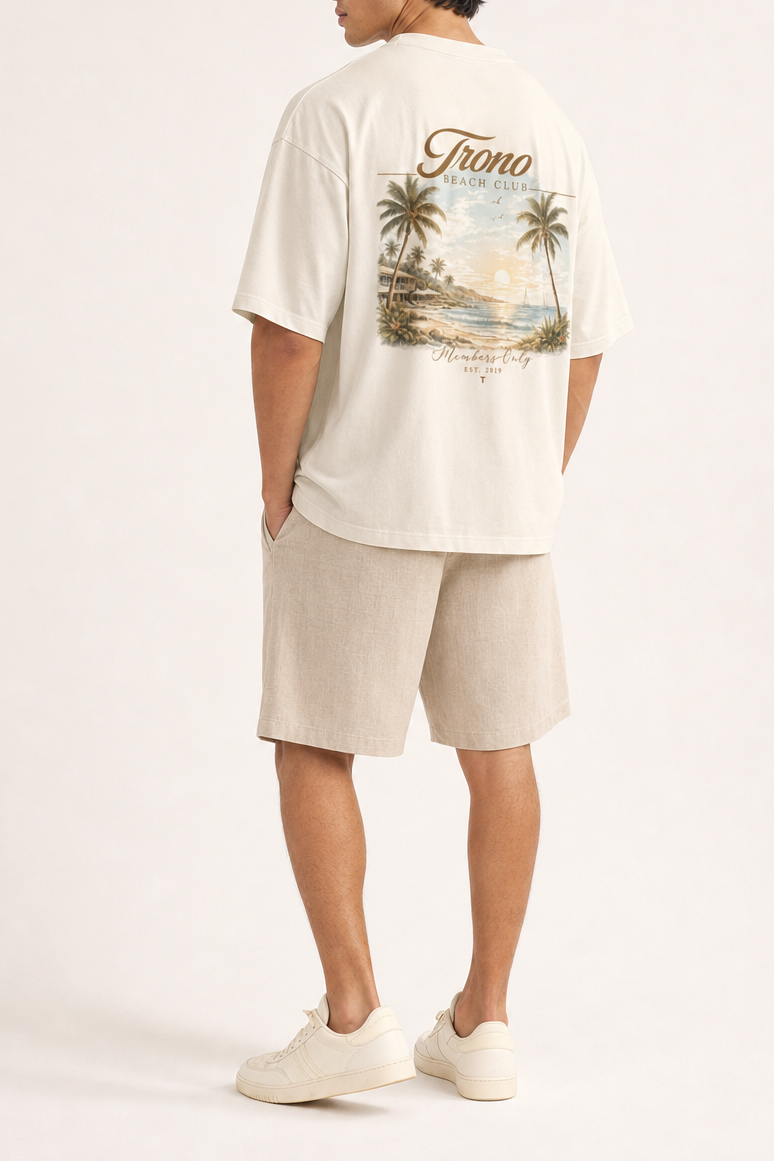 Beach Club Members Only - White