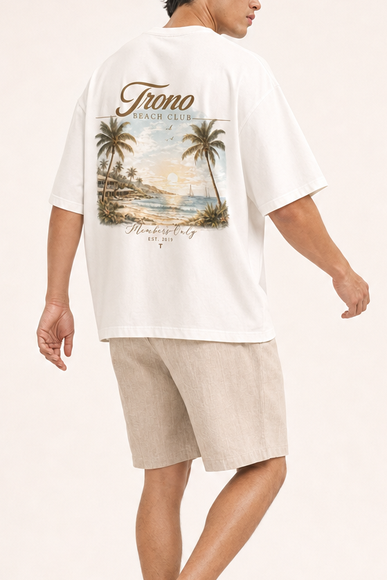 Beach Club Members Only - White