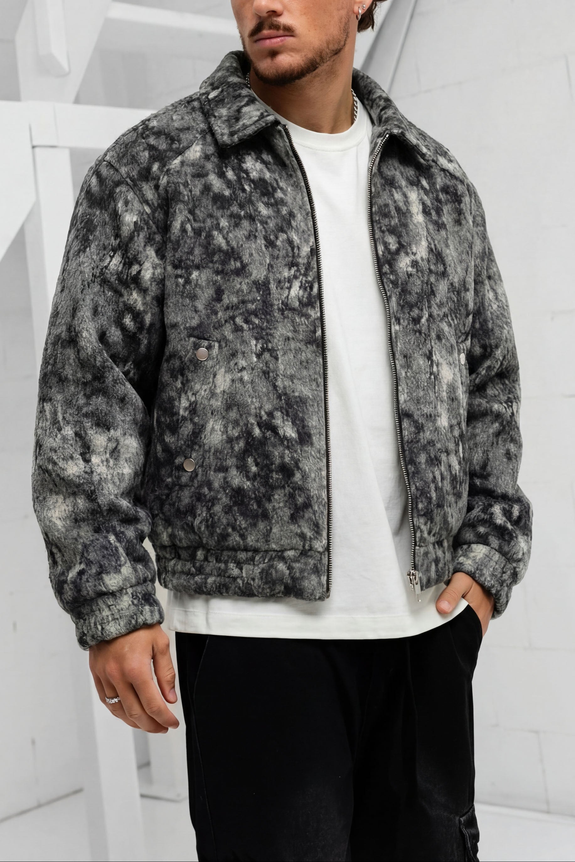 Nebbia Luxury Wool Jacket - Grey