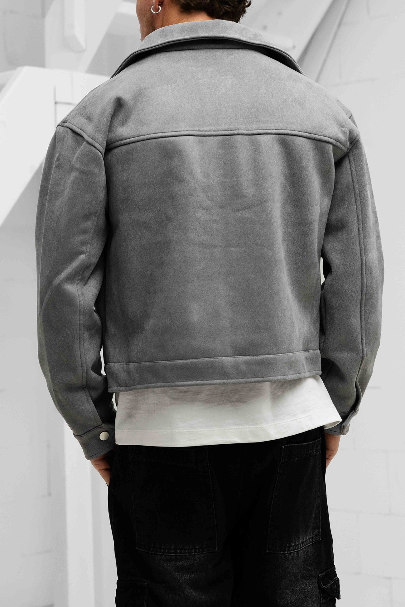 Sovrano Velvet Jacket - Grey