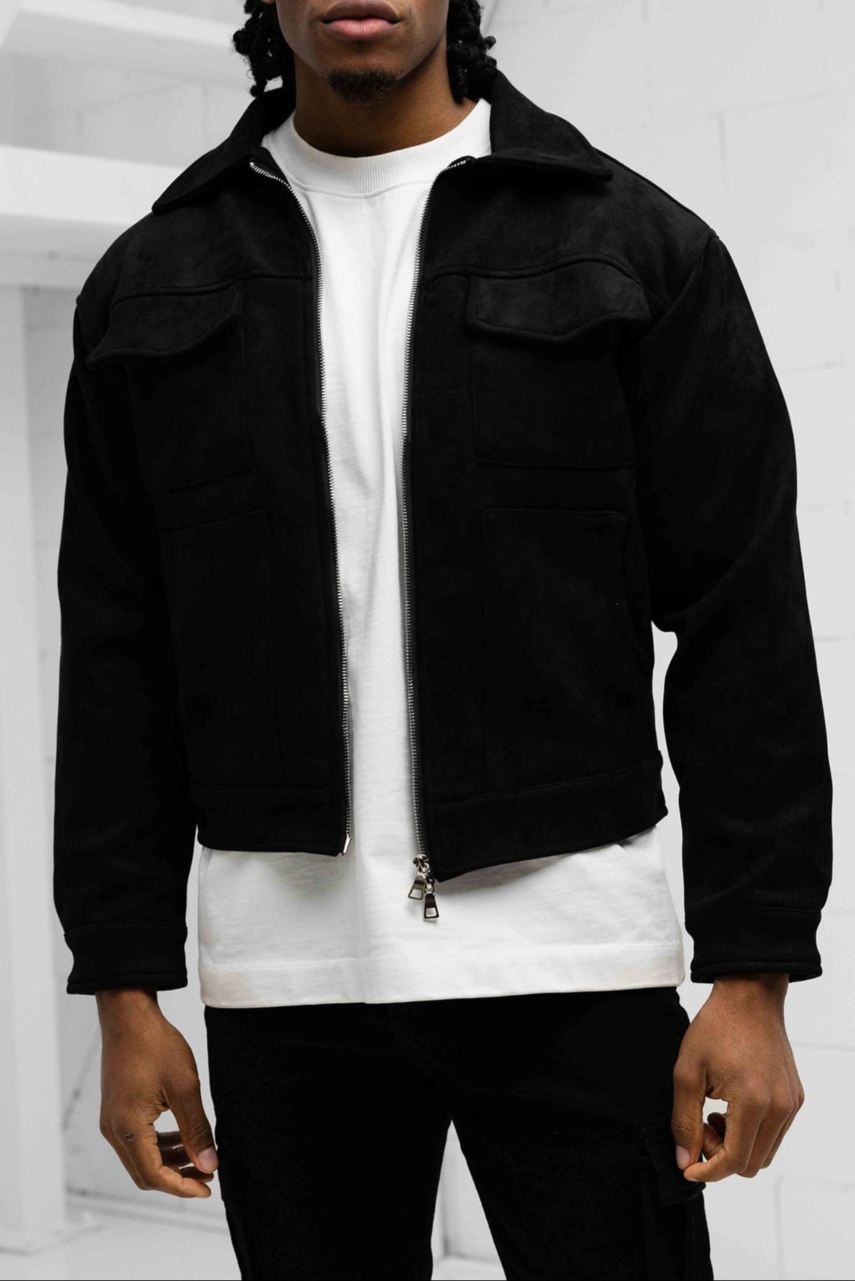 Sovrano Velvet Jacket - Black