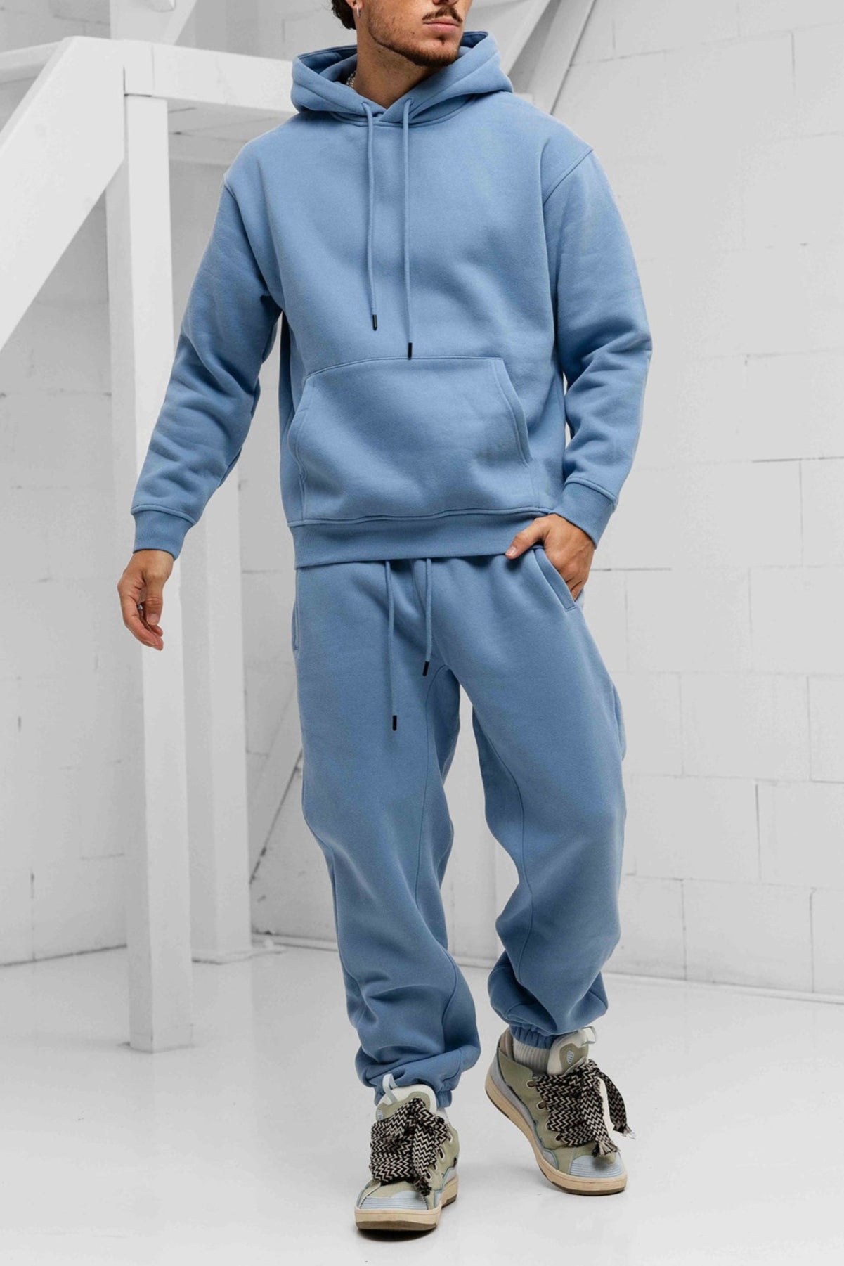 Classix Oversized Hoodie - Baby Blue