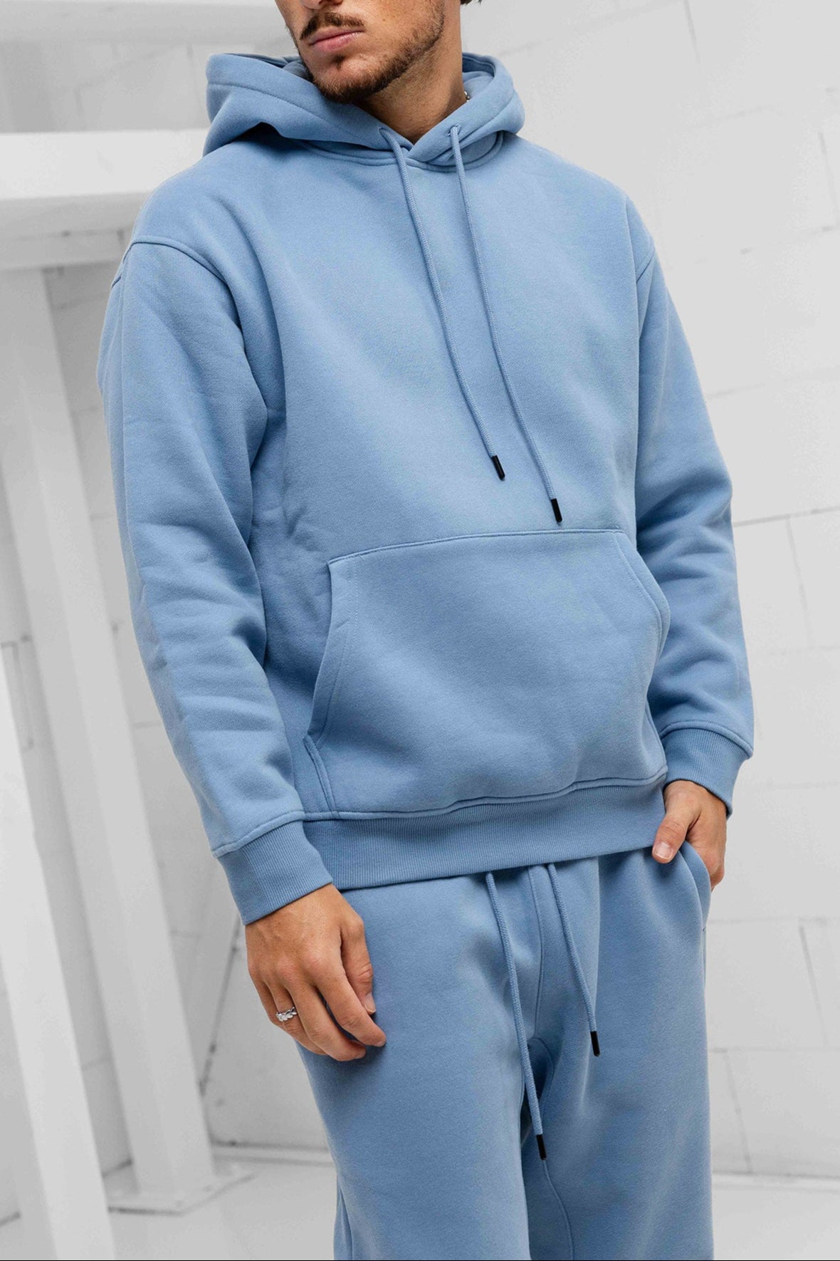 Classix Oversized Hoodie - Baby Blue
