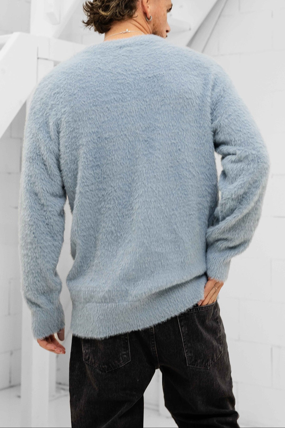 Sereno Mohair Sweater - Baby Blue