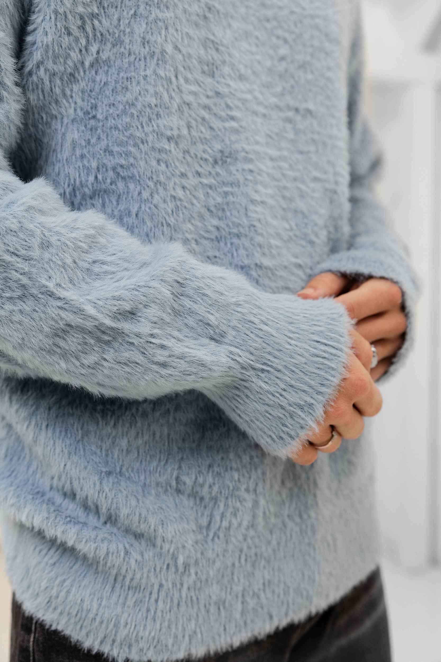 Sereno Mohair Sweater - Baby Blue