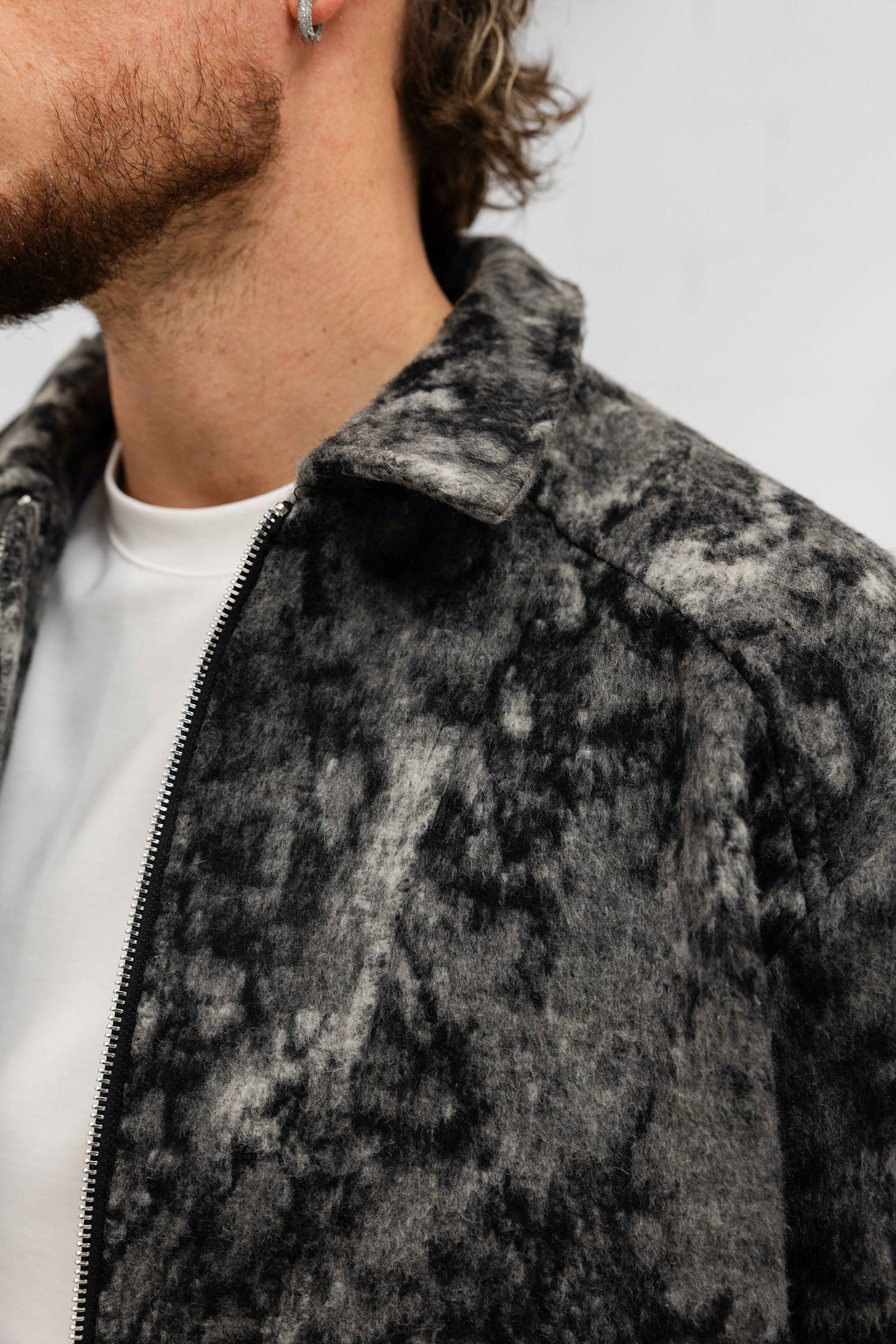 Nebbia Luxury Wool Jacket - Grey
