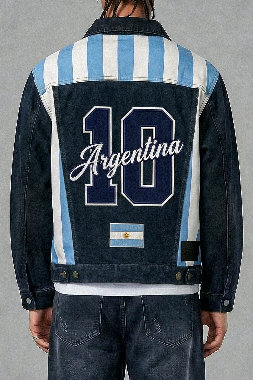 ARGENTINA - Nations Premium Denim Jacket
