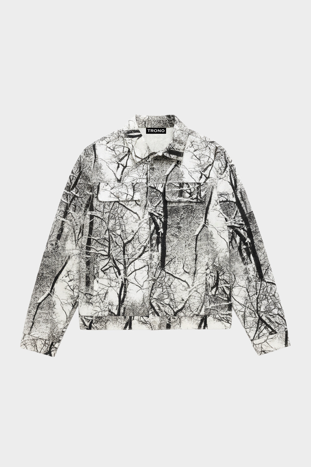 Alba Abstract Jacket - Black