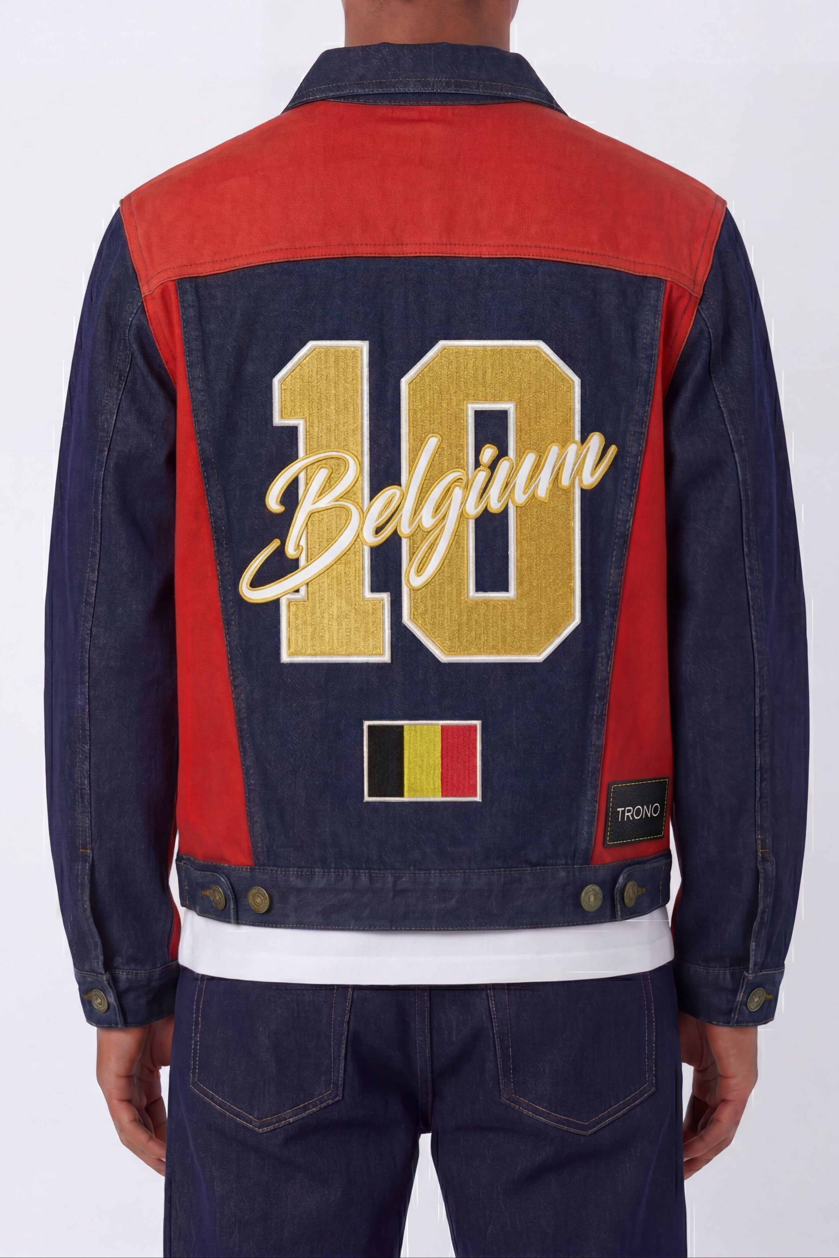 BELGIUM - Nations Premium Denim Jacket