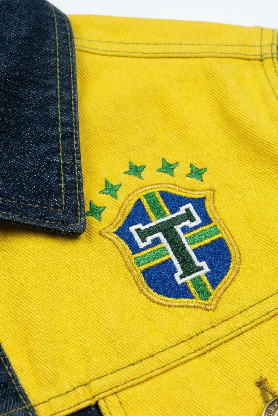BRAZIL - Nations Premium Denim Jacket