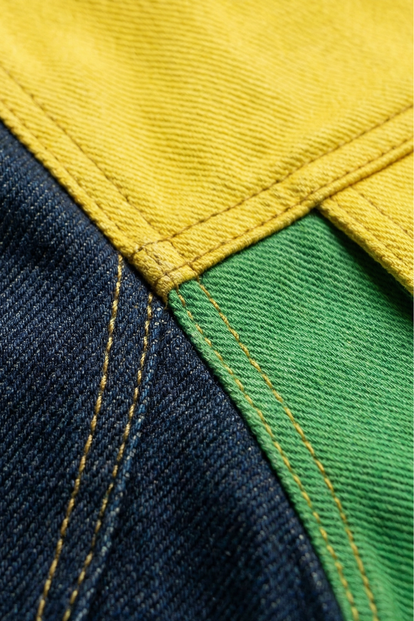 BRAZIL - Nations Premium Denim Jacket