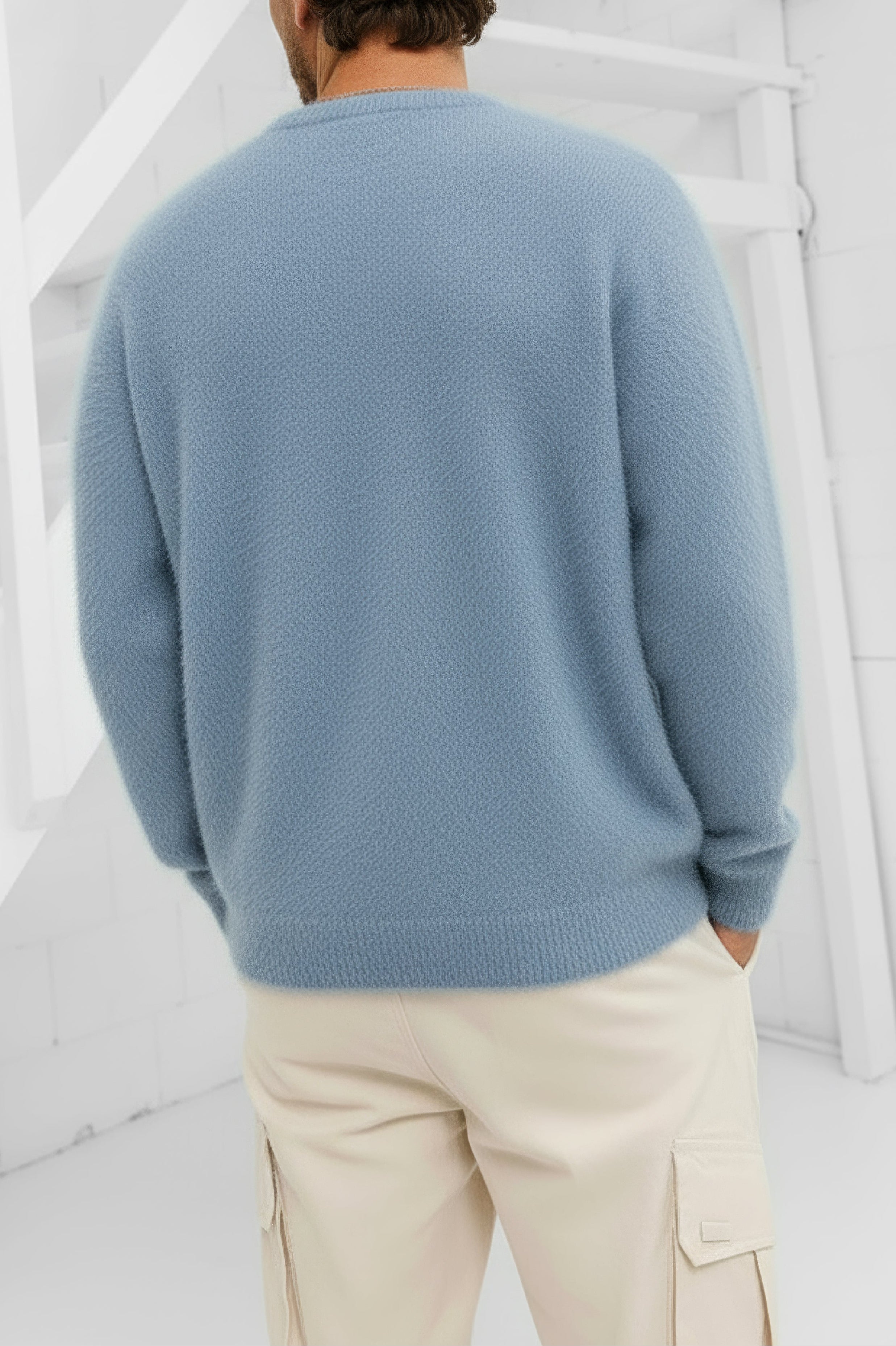 Sereno Mohair Sweater - Baby Blue