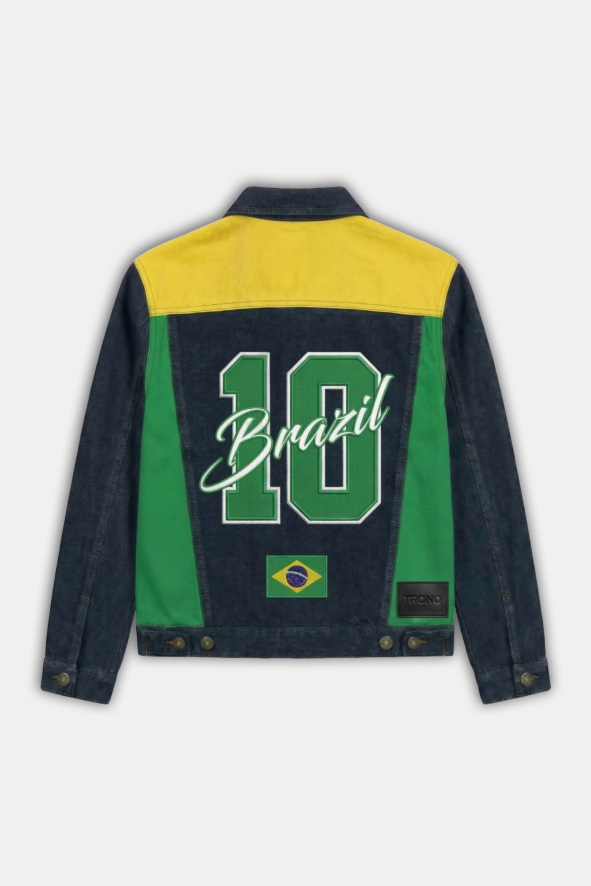 BRAZIL - Nations Premium Denim Jacket