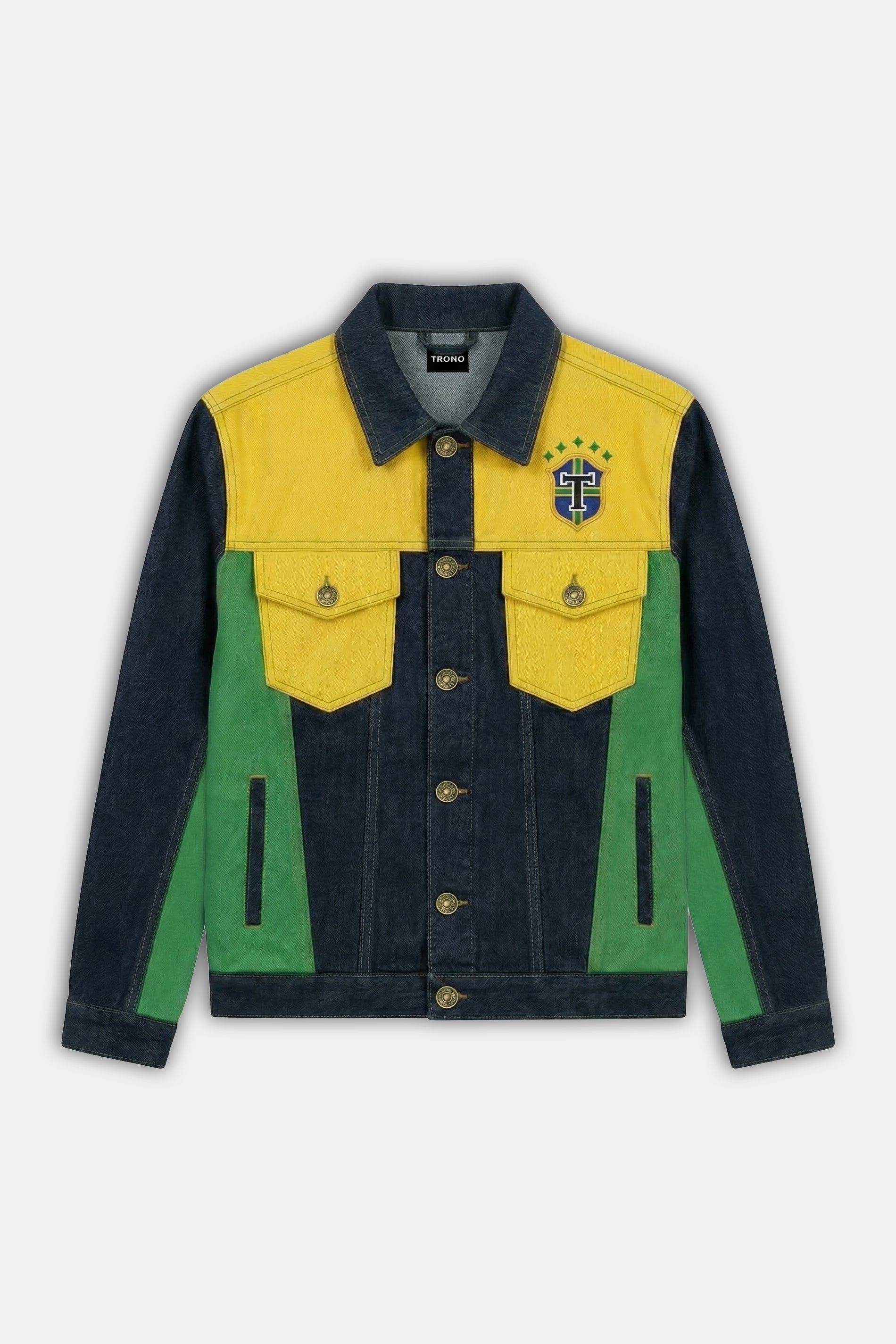 BRAZIL - Nations Premium Denim Jacket
