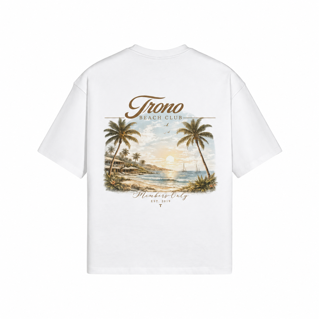 Beach Club Members Only - White