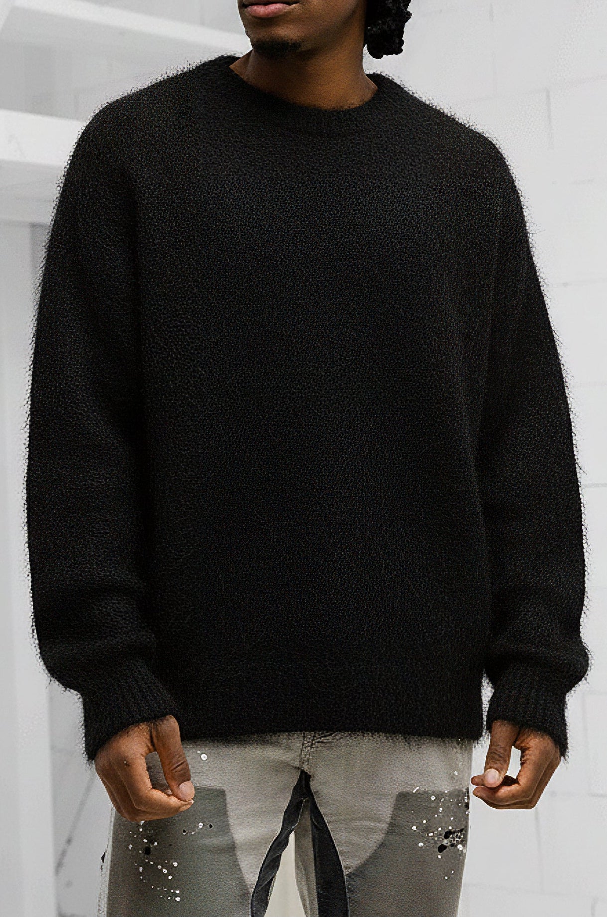 Sereno Mohair Sweater - Black