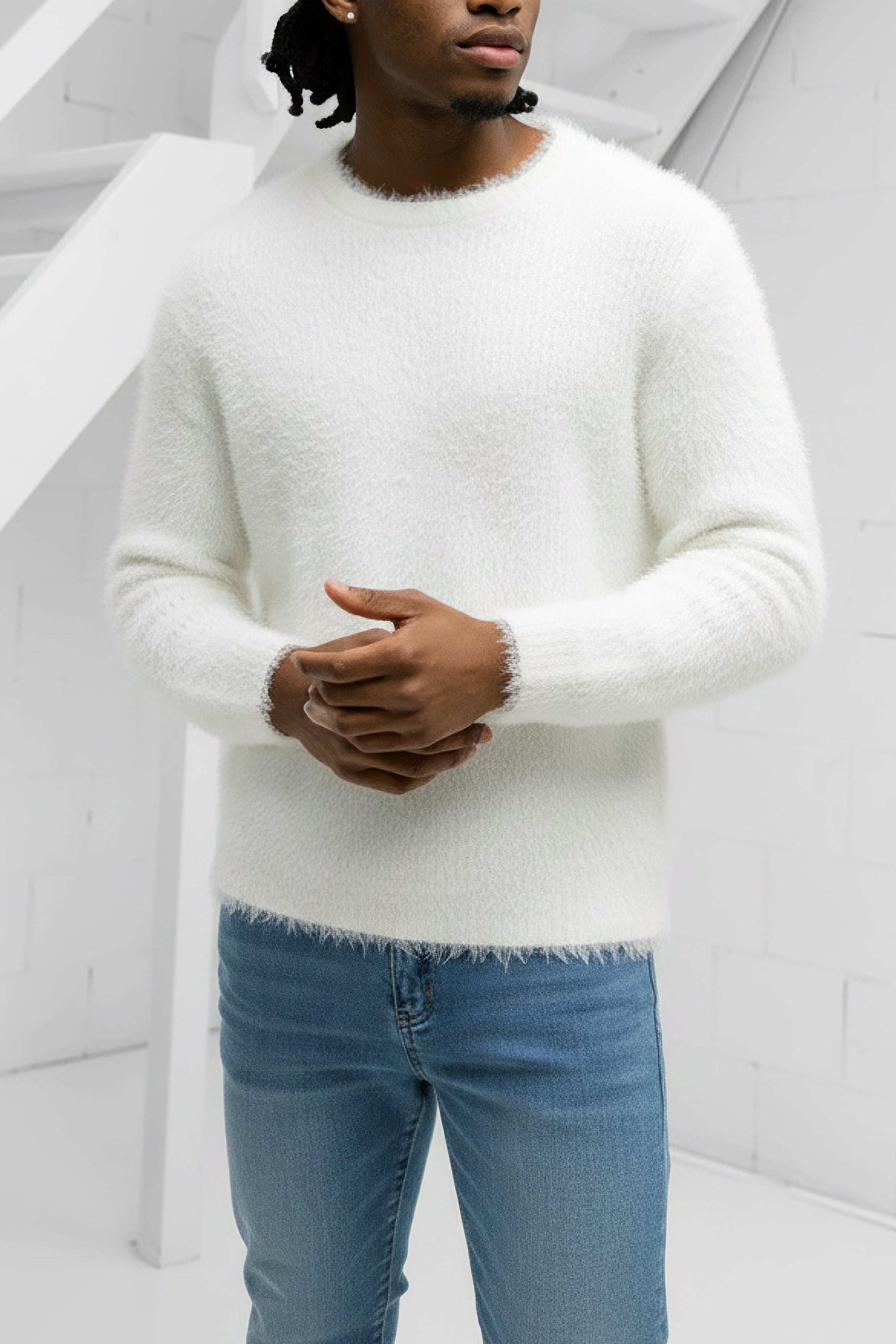 Sereno Mohair Sweater - White