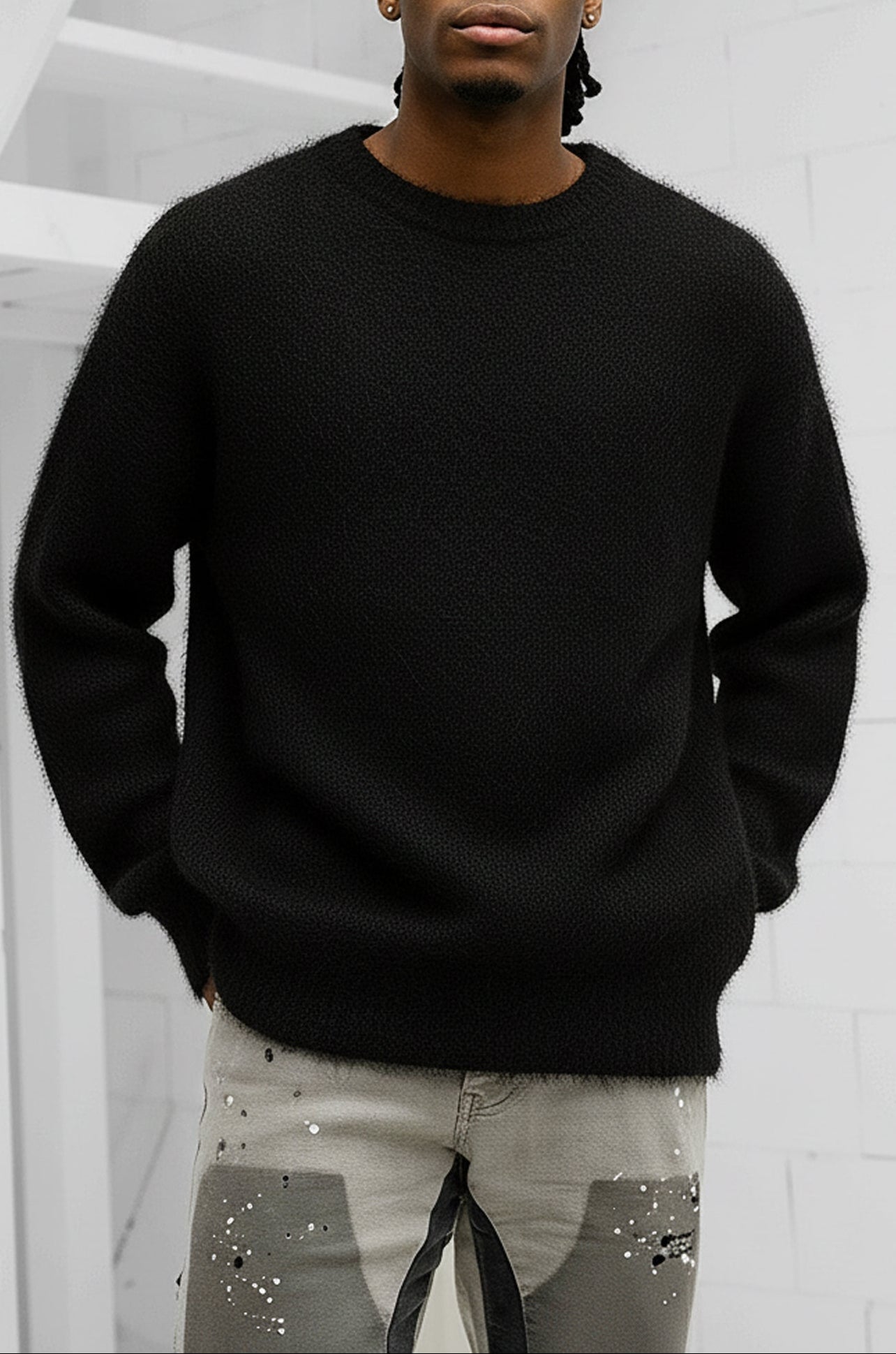 Sereno Mohair Sweater - Black