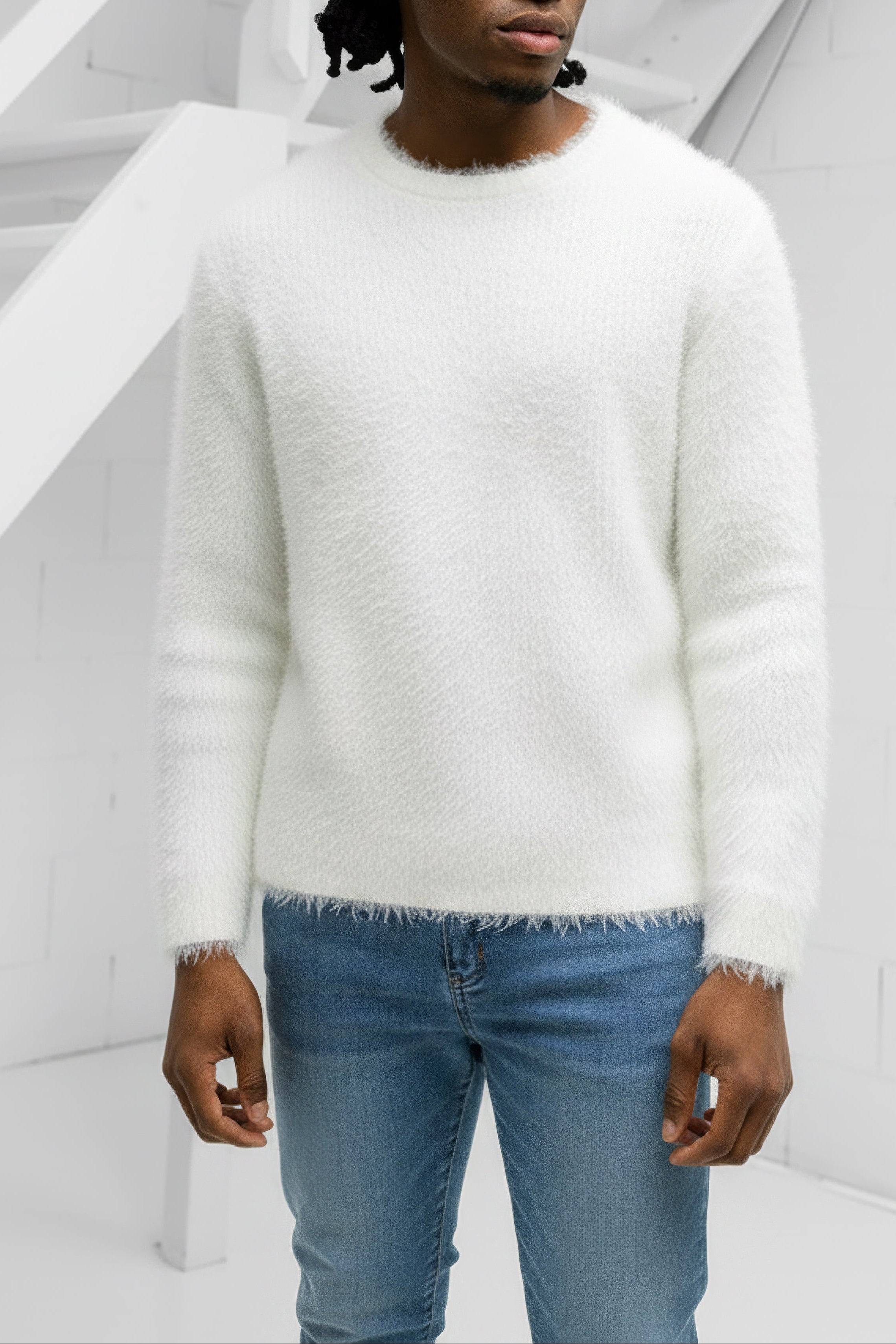 Sereno Mohair Sweater - White