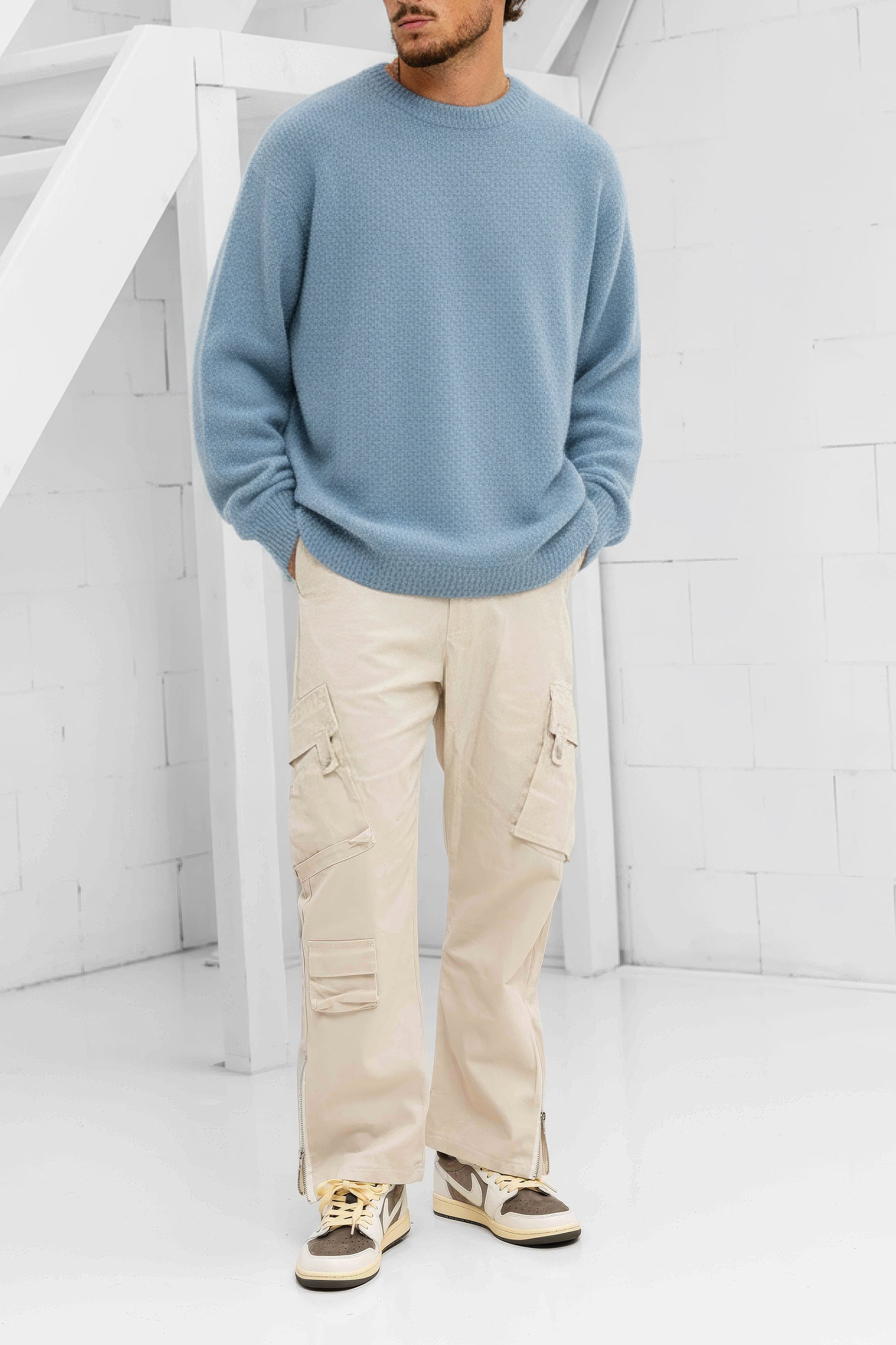 Sereno Mohair Sweater - Baby Blue