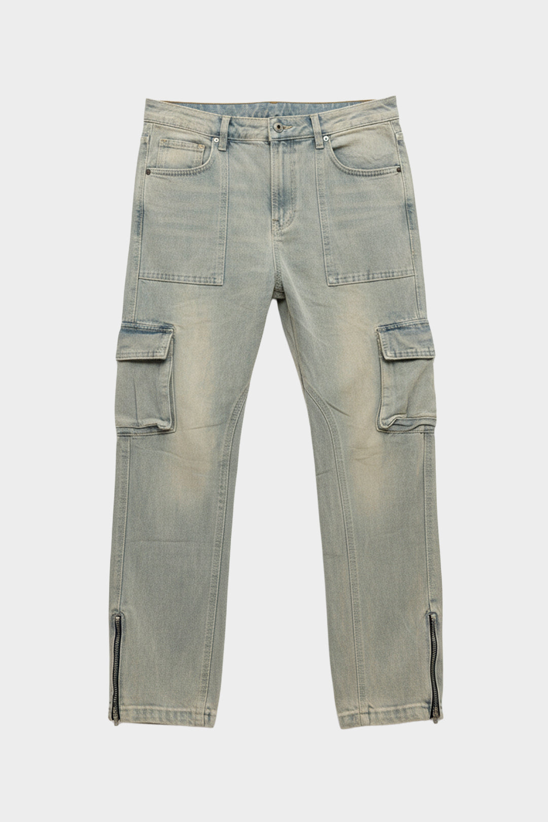 Quarzo Denim Cargos - Grey / Blue