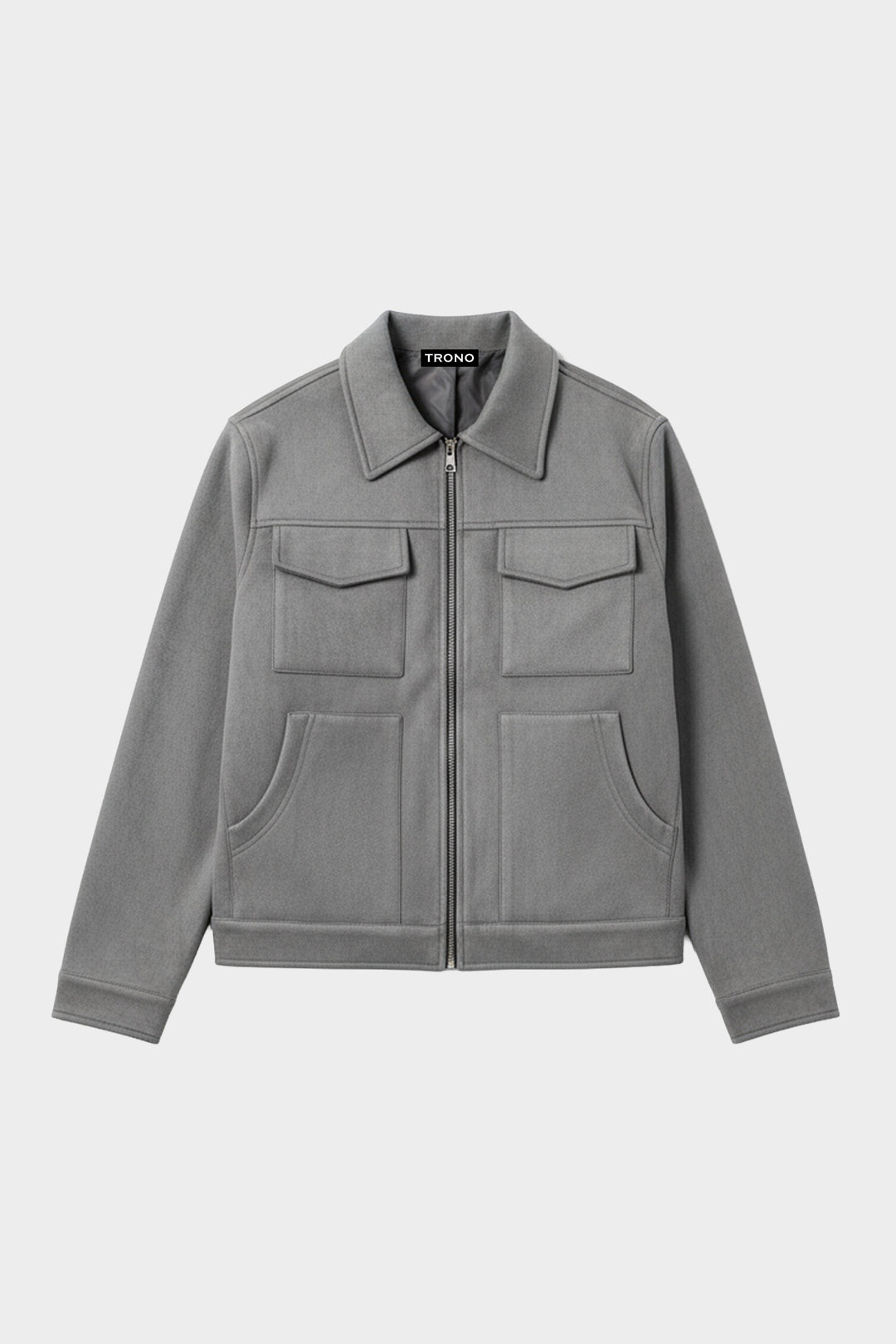 Sovrano Velvet Jacket - Grey