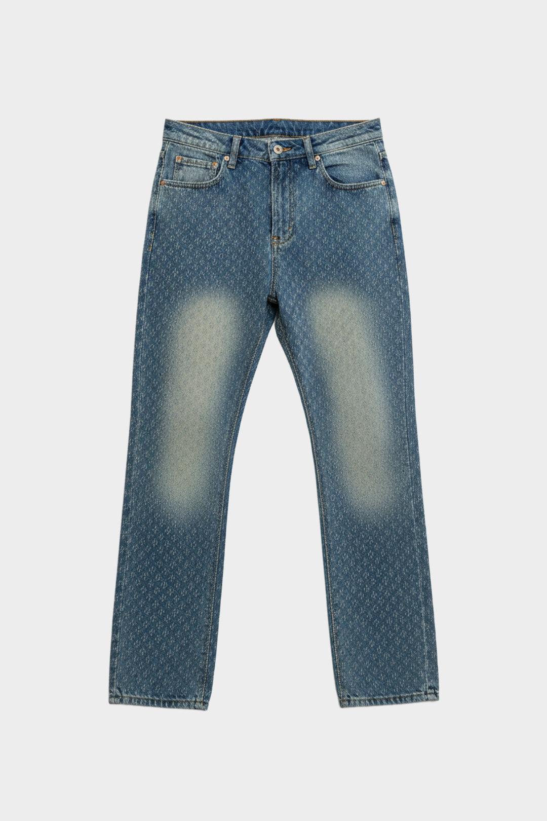 Stellato Distressed Denim Jeans - Blue