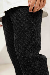 Stellato Distressed Denim Jeans - Black