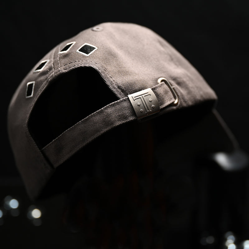 Slate Distressed Cap with Signature T Logo