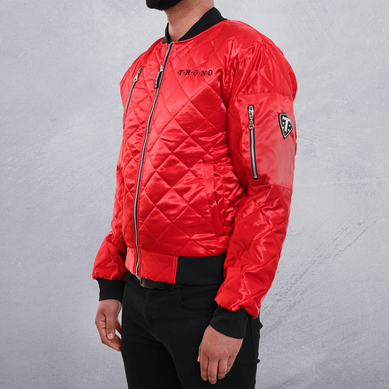 MAGARI Bomber Jacket - Scarlett Red