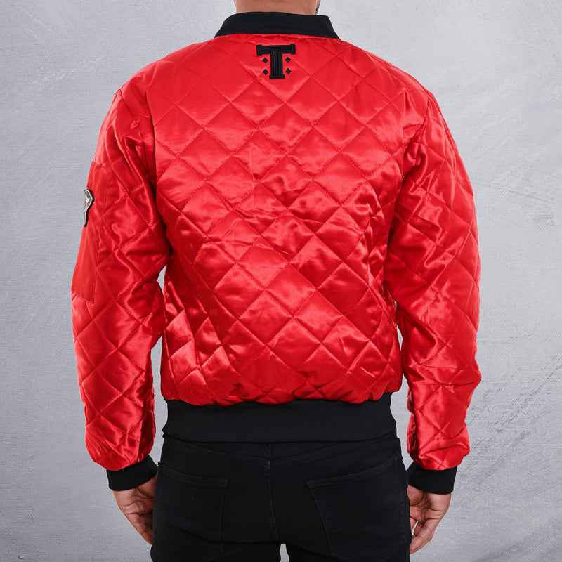 MAGARI Bomber Jacket - Scarlett Red