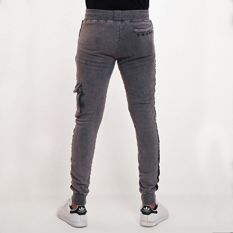 Distressed trainingsbroek met zure wassing